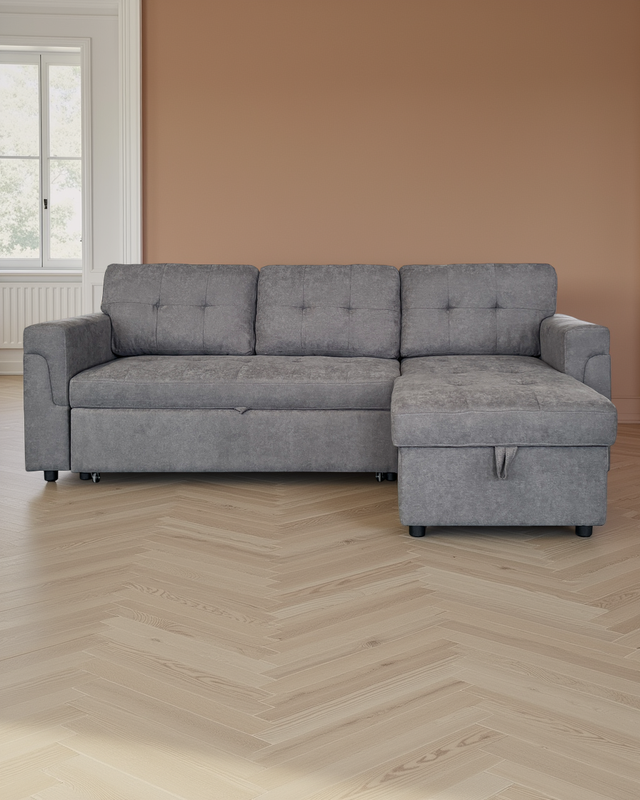 Bristol Sofabed Grey Universal Corner