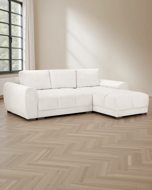 Madrid Sofabed Cream Universal Corner