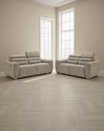 Munich Electric Recliner Beige 3+2 Seater
