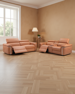 Vilnius Electric Recliner Sofa Tan 3+2 Seater