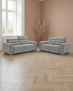 Munich Electric Recliner Grey 3+2 Seater