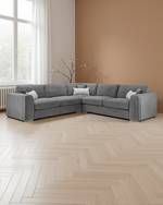 Birmingham Sofa Grey Large Corner