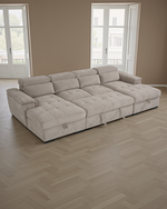 London Sofabed Beige U Shape Corner
