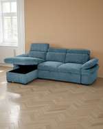 Valencia Sofabed Blue Universal Corner