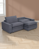 Lisbon Cloud Grey Electric Sofa
