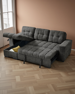 Oslo Universal Corner Sofabed Grey