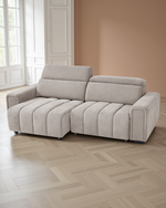 Manchester Electric Sofabed Beige 3 Seater