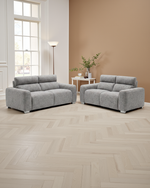 Hamburg Electric Recliner Beige 3+2 Seater