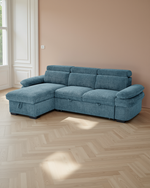 Valencia Sofabed Blue Universal Corner