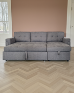 Bristol Sofabed Grey Universal Corner