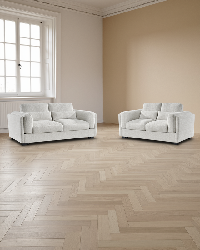 Rome Sofa Beige 3+2 Seater