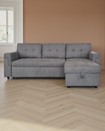 Bristol Sofabed Grey Universal Corner
