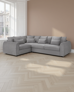 Edinburgh Sofa Grey Left Hand Facing Corner