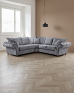 Stuttgart Fullback Sofa Grey Large Corner