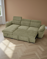 Valencia Sofabed Green Universal Corner