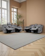 Porto Tech Recliner Sofa Grey 3+2 Seater