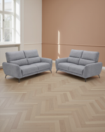 Zurich Electric Recliner Grey 3+2 Seater