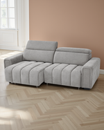Manchester Electric Sofabed Grey 3 Seater