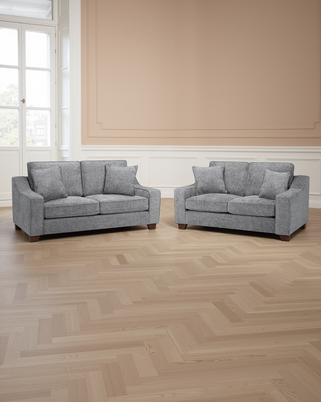 Leeds Sofa Slate 3+2 Seater
