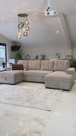 Warsaw Sofabed U Shape Corner